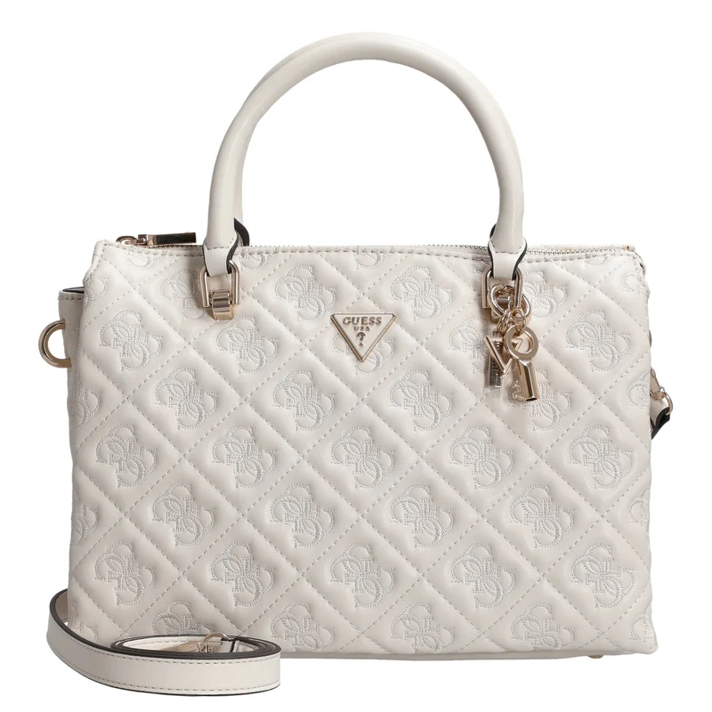 Guess Adelasia Multi - Bolso de mano 29 cm (Color: off white)