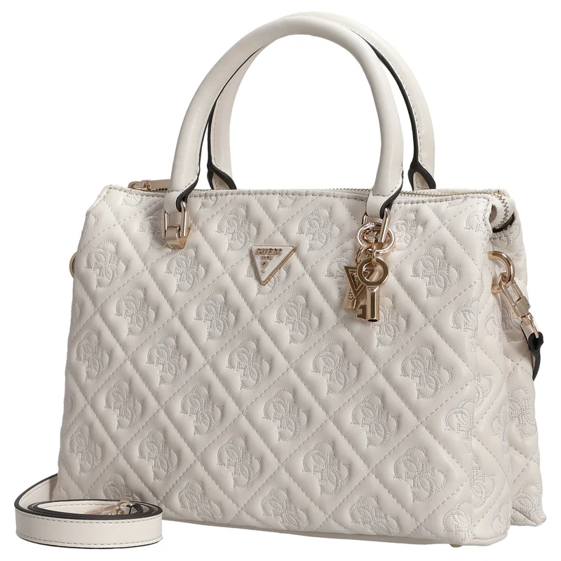 Guess Adelasia Multi - Bolso de mano 29 cm (Color: off white)