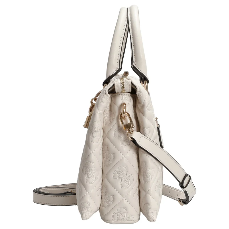 Guess Adelasia Multi - Bolso de mano 29 cm (Color: off white)