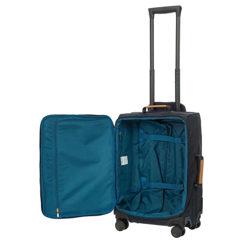 Brics X-Travel - Trolley de cabina con 4 ruedas S 55 cm (ocean-blue)