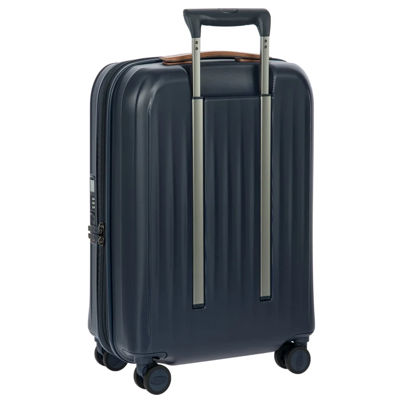 Brics Taormina - Trolley de cabina con 4 ruedas S 55 cm erw. USB (blau)
