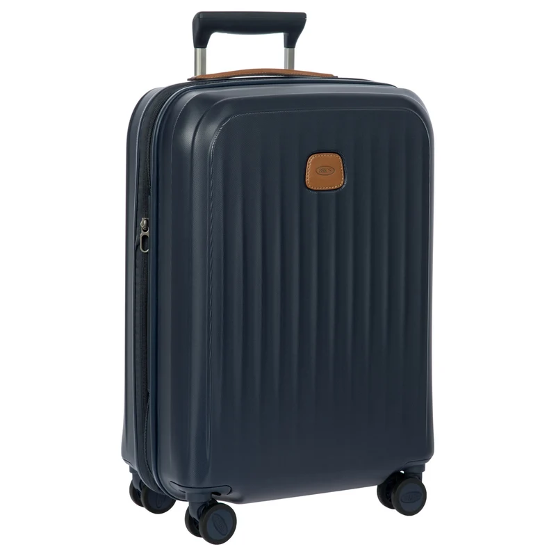 Brics Taormina - Trolley de cabina con 4 ruedas S 55 cm erw. USB (blau)