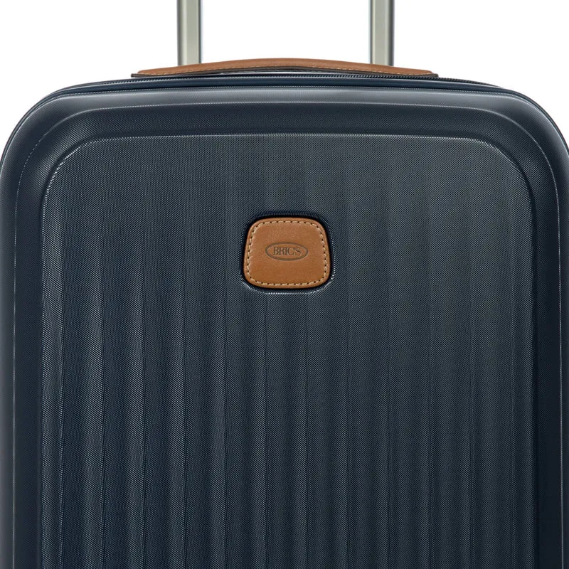 Brics Taormina - Trolley de cabina con 4 ruedas S 55 cm erw. USB (blau)