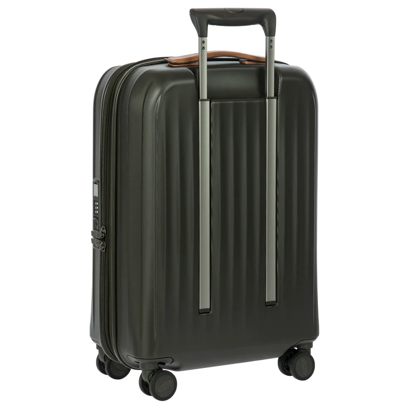 Brics Taormina - Trolley de cabina S 55 cm expandible USB (olive)