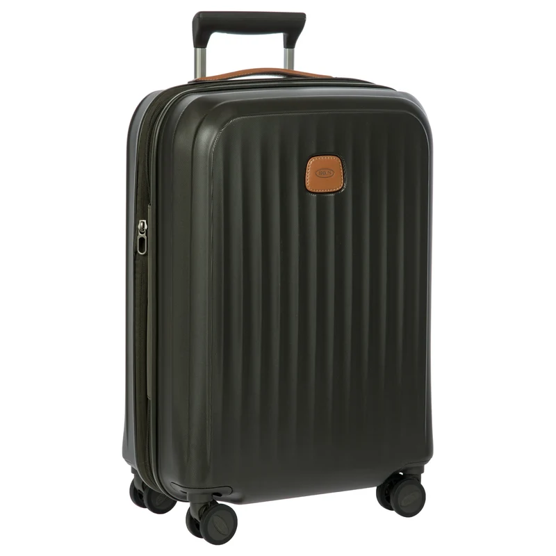 Brics Taormina - Trolley de cabina S 55 cm expandible USB (olive)