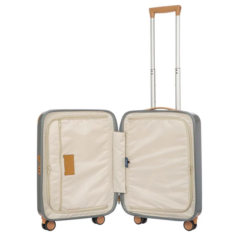 Brics Amalfi - Trolley de cabina con 4 ruedas S 55 cm (silver)