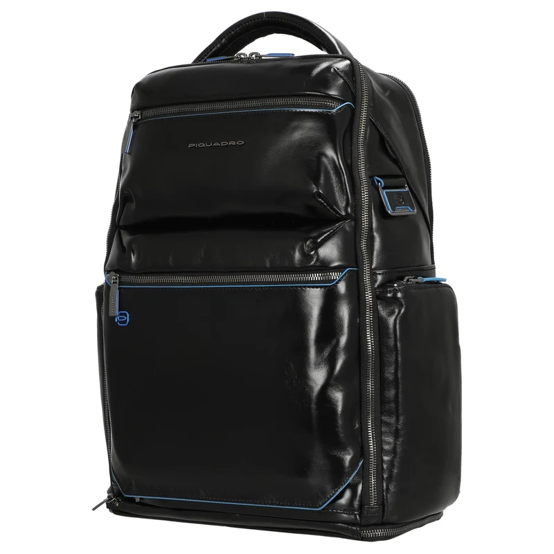 Piquadro Blue Square - Mochila para portátil 15.6" 42 cm (black)