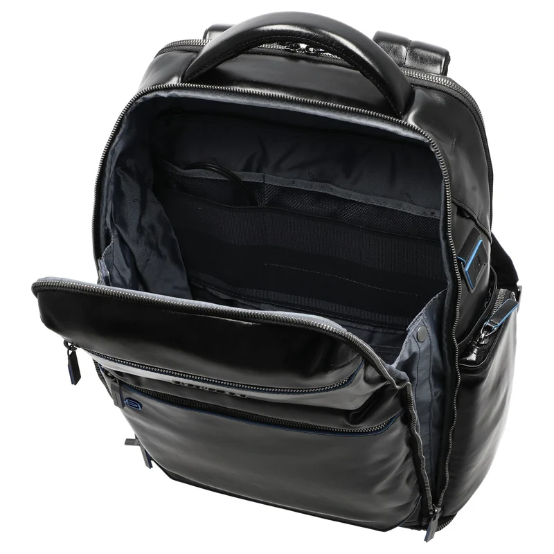 Piquadro Blue Square - Mochila para portátil 15.6" 42 cm (black)