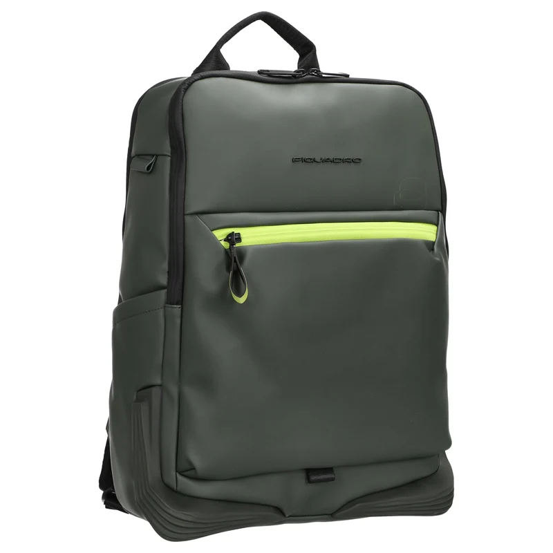 Piquadro Corner - Mochila para portátil 14" 40 cm (green)