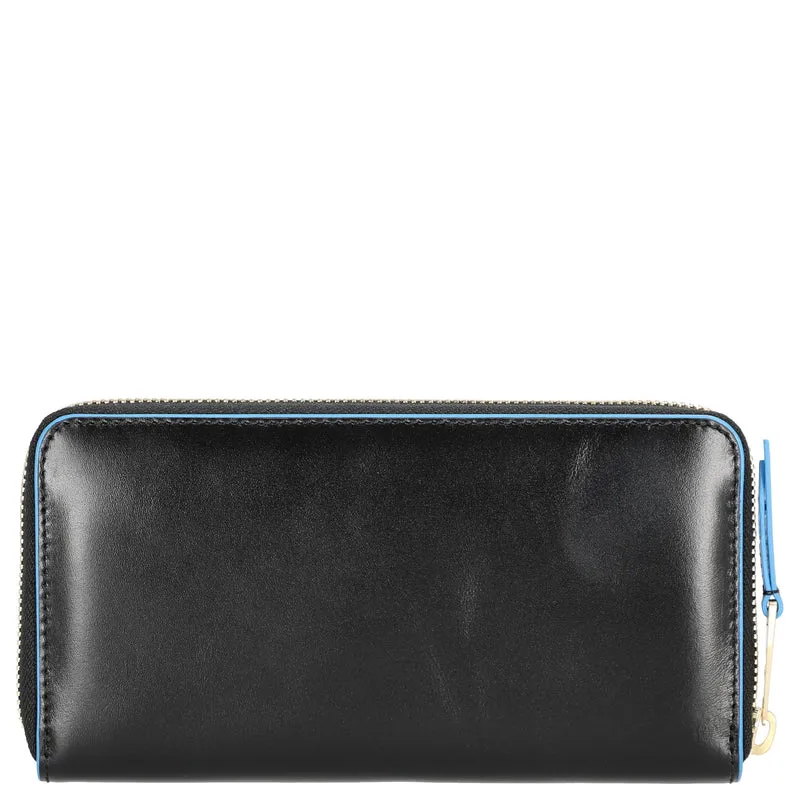 Piquadro Blue Square - Cartera de mujer 12cc 18 cm RFID (black)