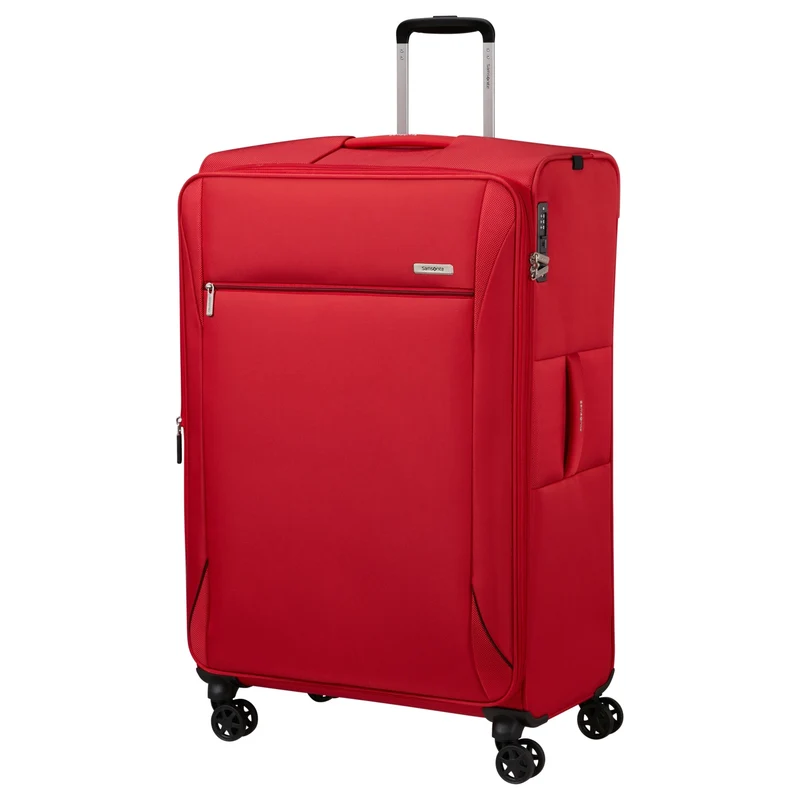 Samsonite Base Breeze - Trolley de 4 ruedas 81 cm expandible (red)