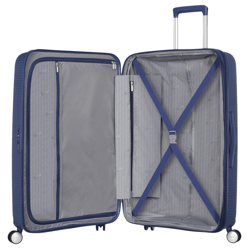 American Tourister Soundbox - Trolley de 4 ruedas 77 cm expandible (blau)