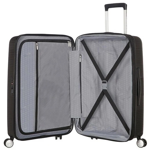 American Tourister Soundbox - Trolley de 4 ruedas 67 cm expandible (schwarz)