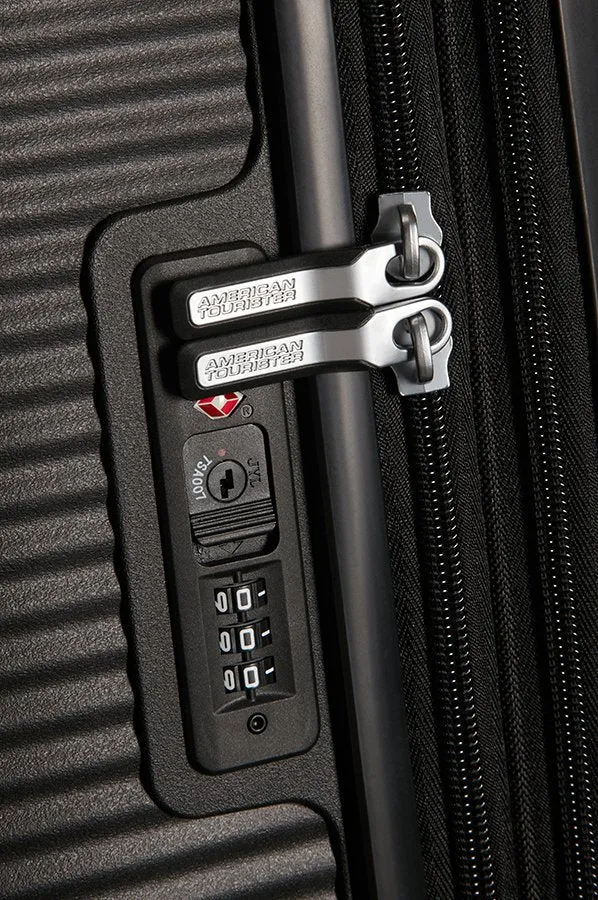 American Tourister Soundbox - Trolley de 4 ruedas 67 cm expandible (schwarz)