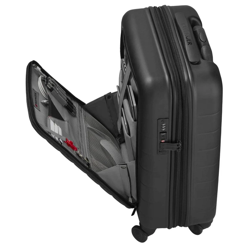 Wenger Syntry 44 - Trolley de cabina con 4 ruedas 55 cm (black/heather grey)