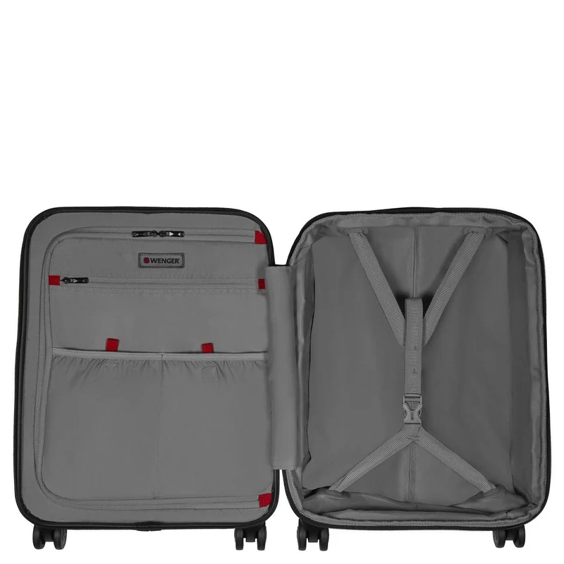 Wenger Syntry 44 - Trolley de cabina con 4 ruedas 55 cm (black/heather grey)