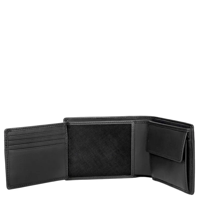 BOSS Arezzo 8cc - Cartera de hombre de cuero 12 cm (black)
