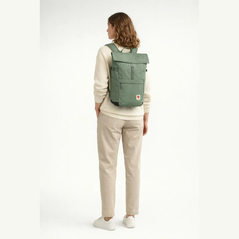 Fjällräven High Coast Foldsack 24 - Mochila 15" 45 cm (patina green)