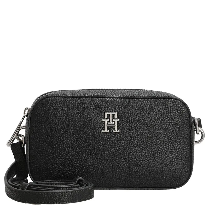 Tommy Hilfiger TH Emblem - Bolso bandolera 20.5 cm (schwarz)