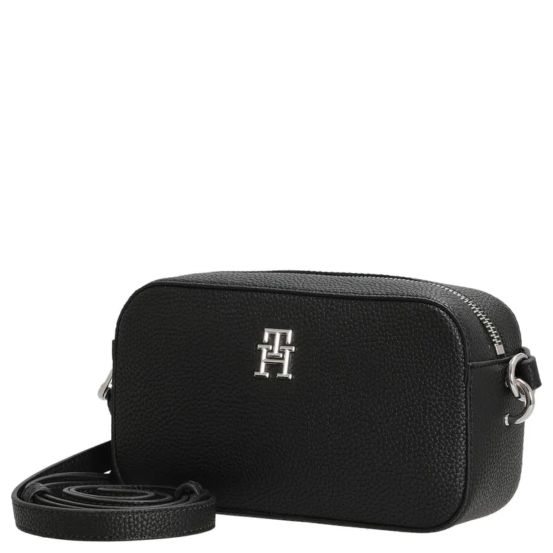 Tommy Hilfiger TH Emblem - Bolso bandolera 20.5 cm (schwarz)