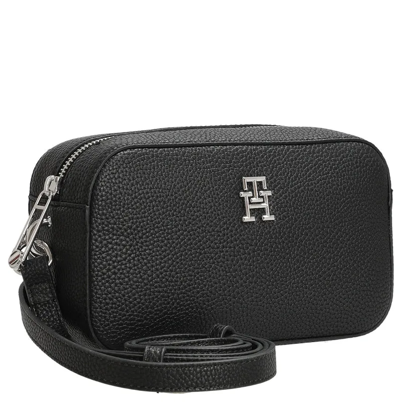 Tommy Hilfiger TH Emblem - Bolso bandolera 20.5 cm (schwarz)