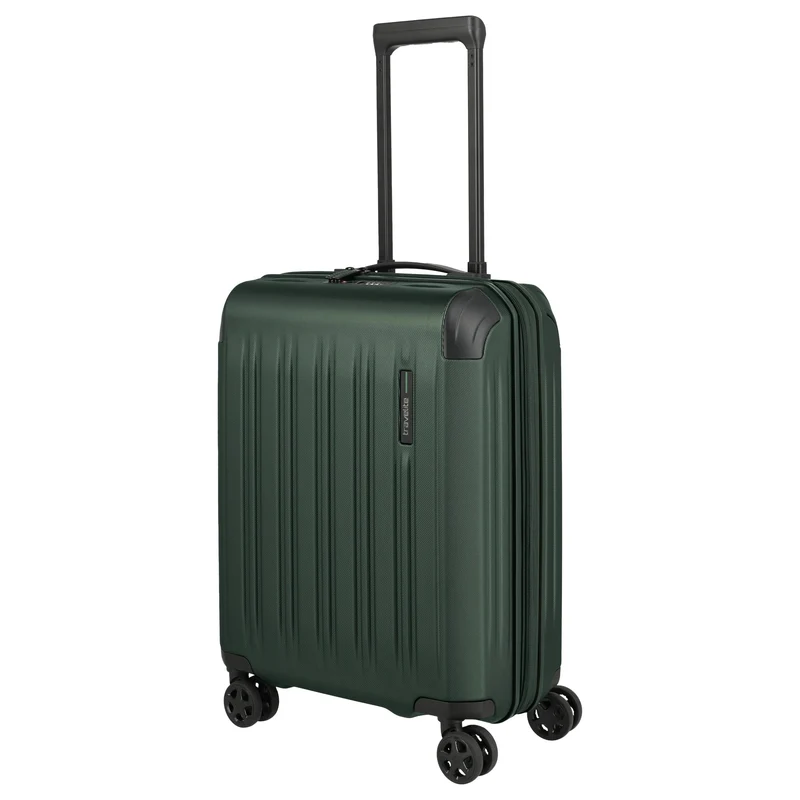 Travelite Dynamiic - Trolley de cabina S 4 ruedas 55 cm expandible (grün)