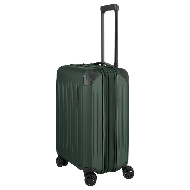 Travelite Dynamiic - Trolley de cabina S 4 ruedas 55 cm expandible (grün)