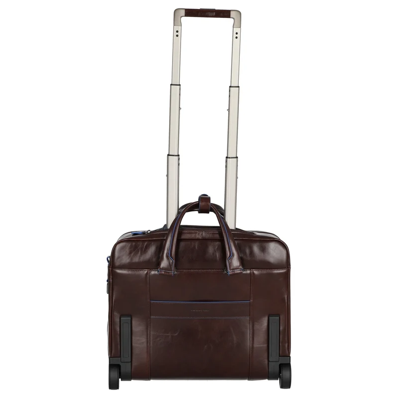 Piquadro Blue Square - Trolley de negocios con 2 ruedas 42 cm (mahogany)