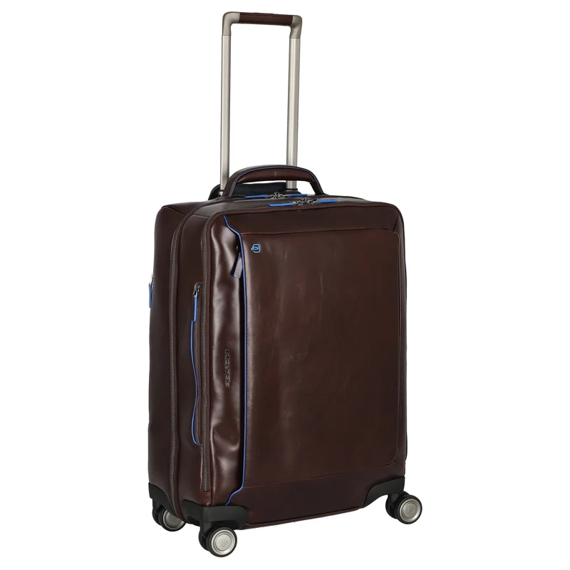 Piquadro Blue Square 45 - Trolley de cabina con 4 ruedas 15.6" S 55 cm (mahogany)