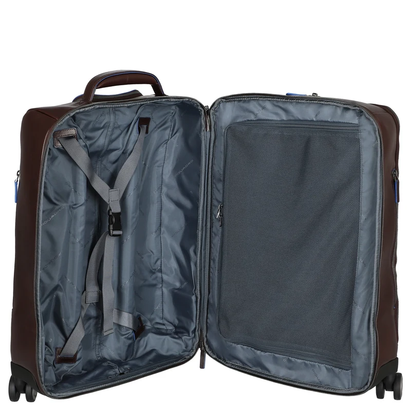 Piquadro Blue Square 45 - Trolley de cabina con 4 ruedas 15.6" S 55 cm (mahogany)