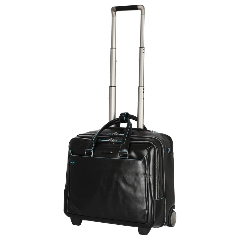 Piquadro Blue Square - Trolley de negocios con 2 ruedas 42 cm (black)