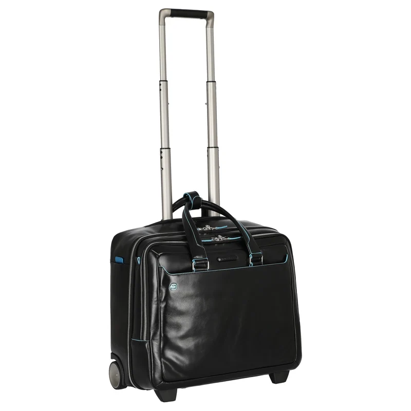 Piquadro Blue Square - Trolley de negocios con 2 ruedas 42 cm (black)