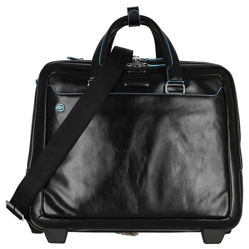 Piquadro Blue Square - Trolley de negocios con 2 ruedas 42 cm (black)