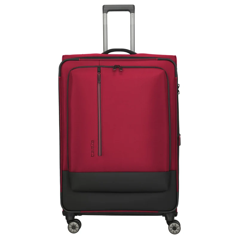 Travelite Crosslite - Trolley XL de 4 ruedas 81 cm expandible (red)