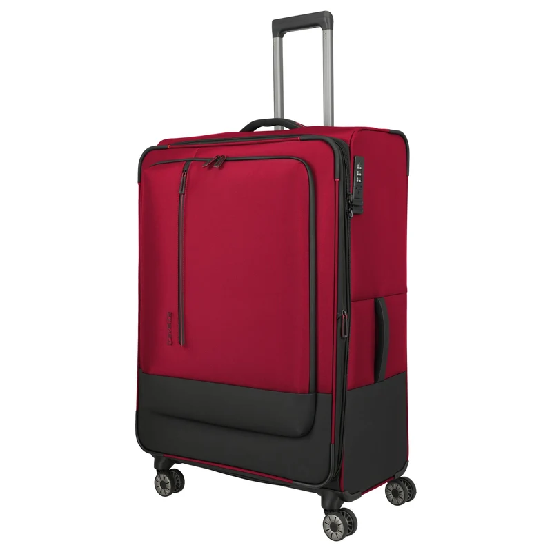 Travelite Crosslite - Trolley XL de 4 ruedas 81 cm expandible (red)