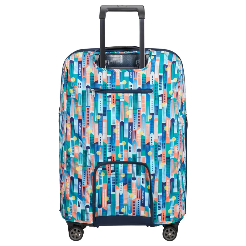 Samsonite Ta Revolution Foldable Funda protectora para maleta M - Funda para lluvia (city print)