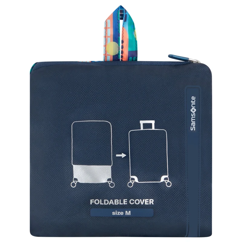 Samsonite Ta Revolution Foldable Funda protectora para maleta M - Funda para lluvia (city print)