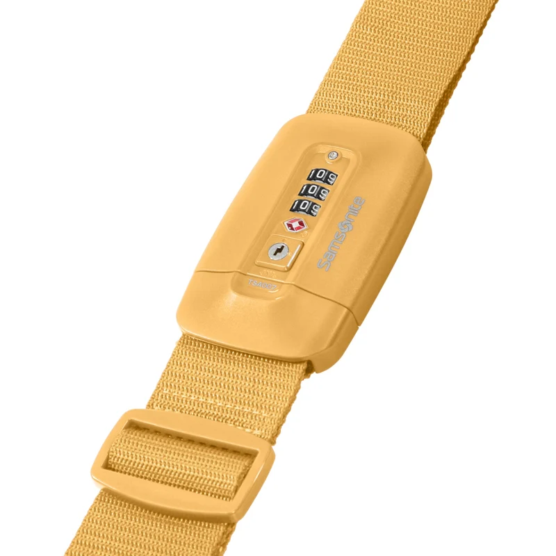 Samsonite Ta Revolution Strap/TSA Lock - Cinturón para maleta 180 cm (yellow)