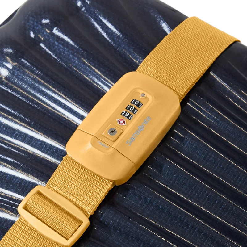 Samsonite Ta Revolution Strap/TSA Lock - Cinturón para maleta 180 cm (yellow)
