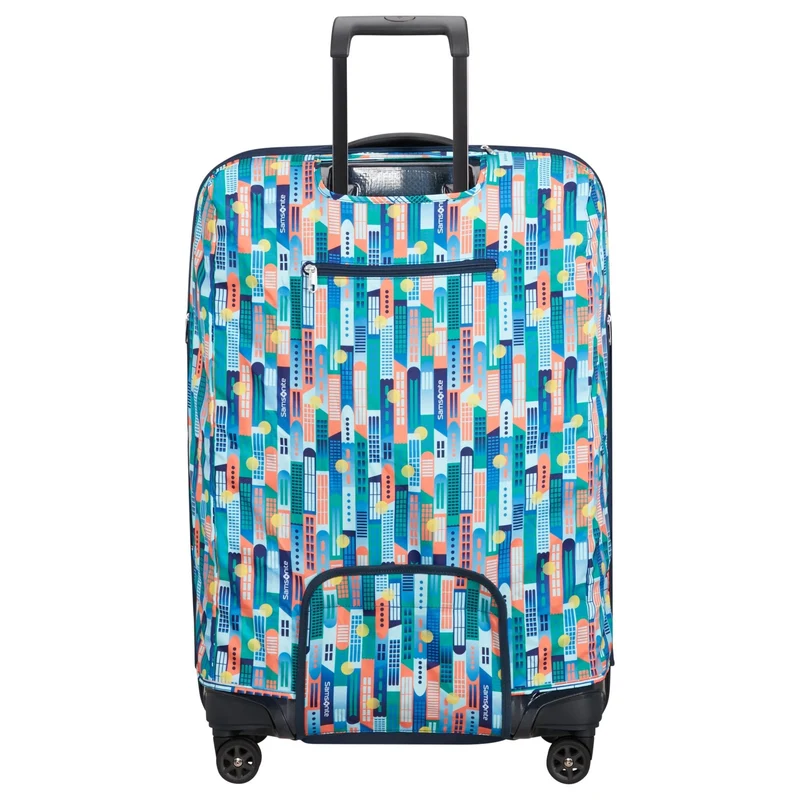 Samsonite Ta Revolution Foldable Funda protectora para maleta L - Funda para lluvia (city print)
