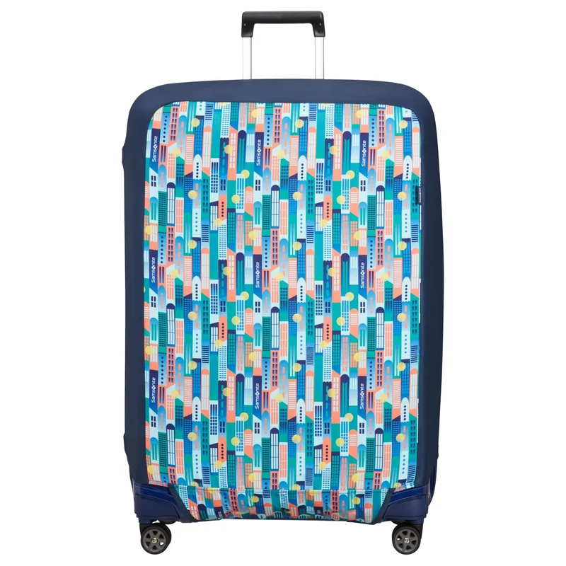 Samsonite Ta Revolution Foldable Funda protectora para maleta XL - Funda para lluvia (city print)