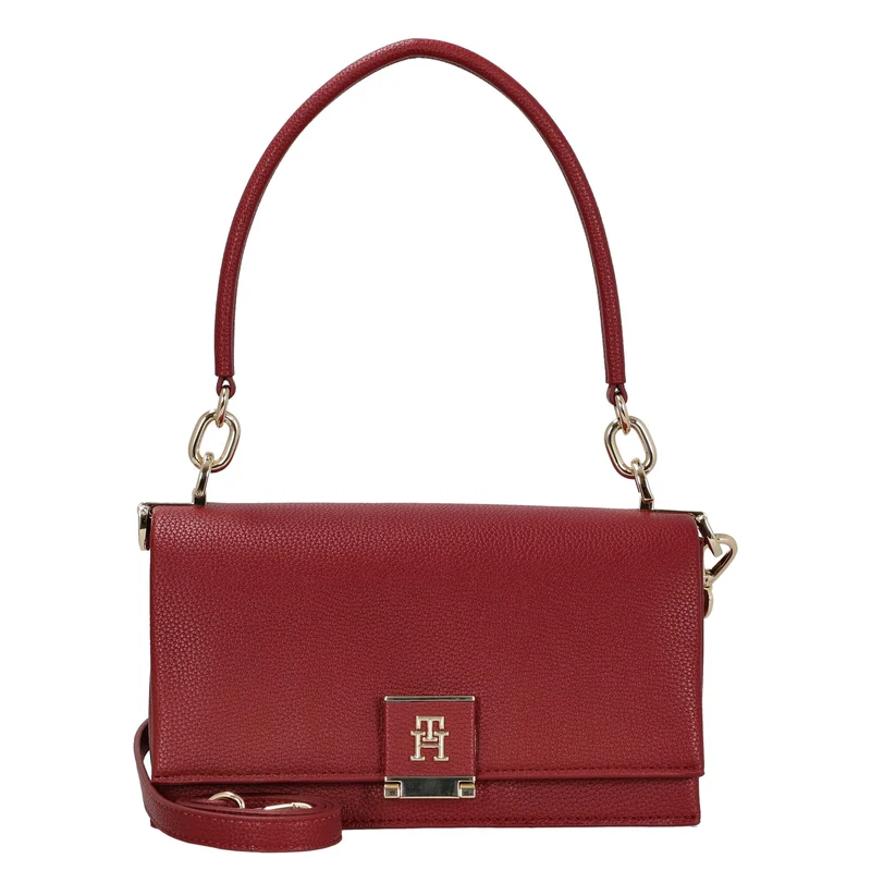 Tommy Hilfiger Her - Bolso de Hombro M 25 cm (rojo)
