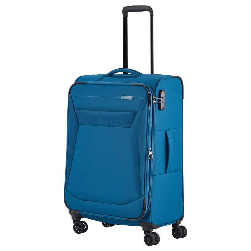 Travelite Chios - Trolley de 4 ruedas M 67 cm expandible (petrol)