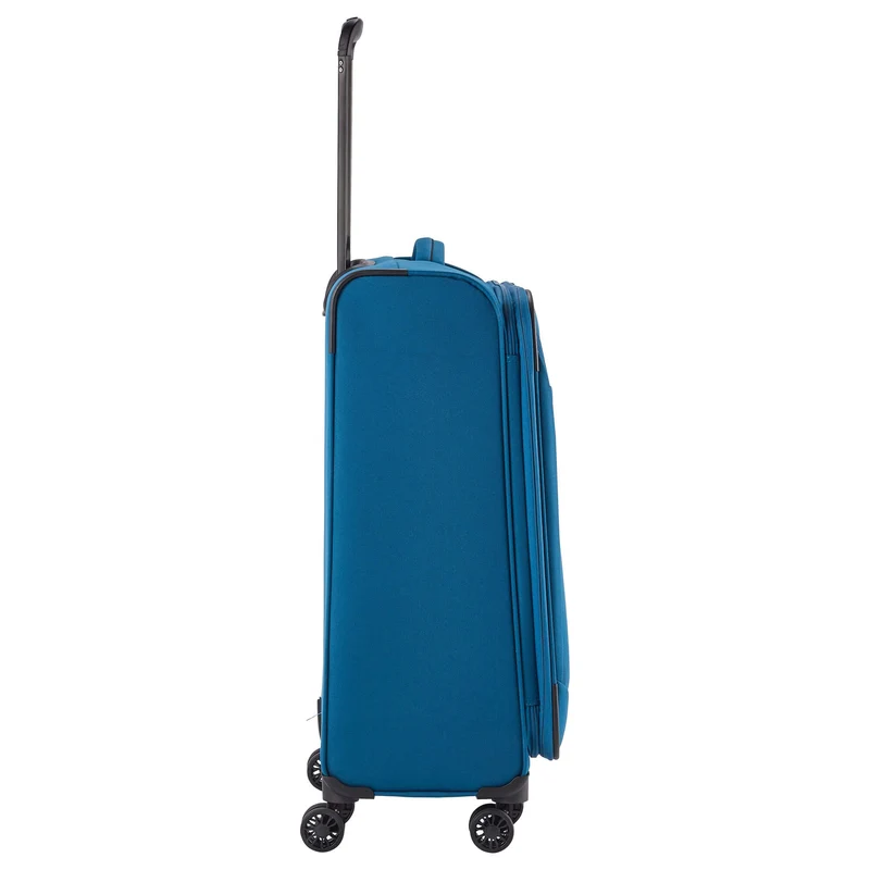 Travelite Chios - Trolley de 4 ruedas M 67 cm expandible (petrol)