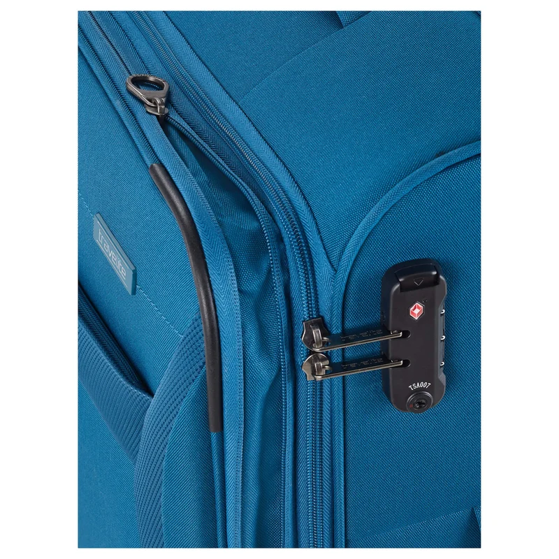 Travelite Chios - Trolley de 4 ruedas M 67 cm expandible (petrol)