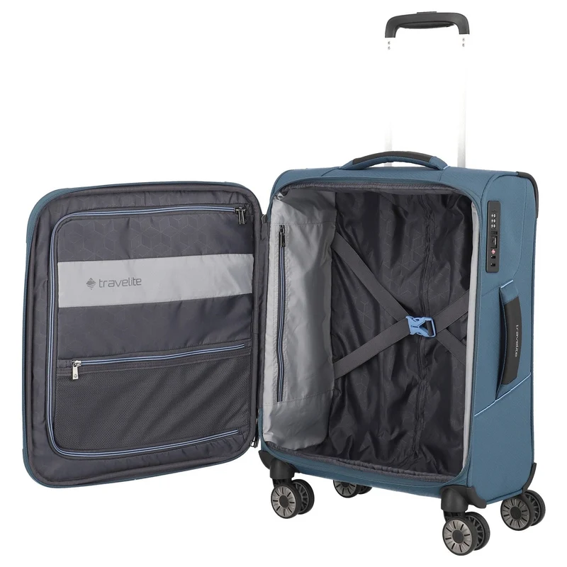 Travelite Skaii - Trolley de cabina con 4 ruedas S 55 cm (panoramablau)
