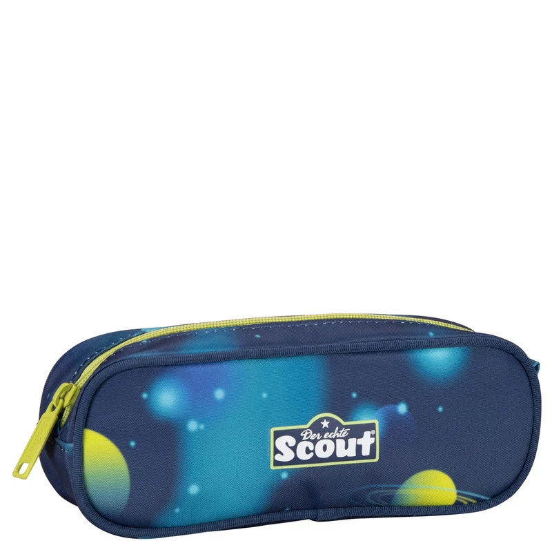 Scout Neo Exklusiv LED - Set de mochila escolar 4 piezas (Planets)