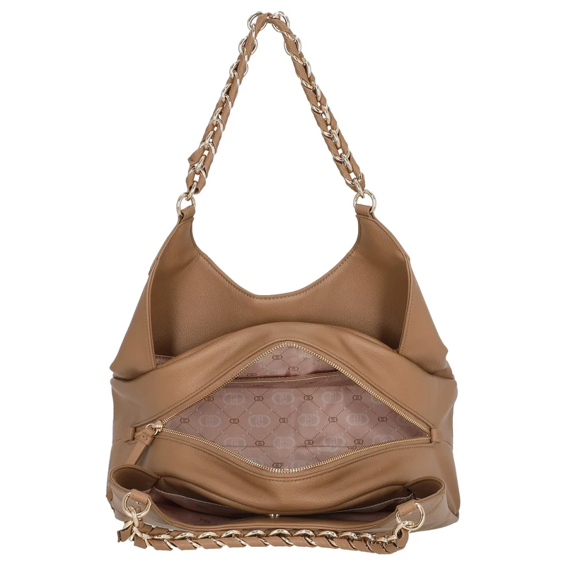 Liu Jo Euthalia - Bolso de hombro M 31 cm (almendra)