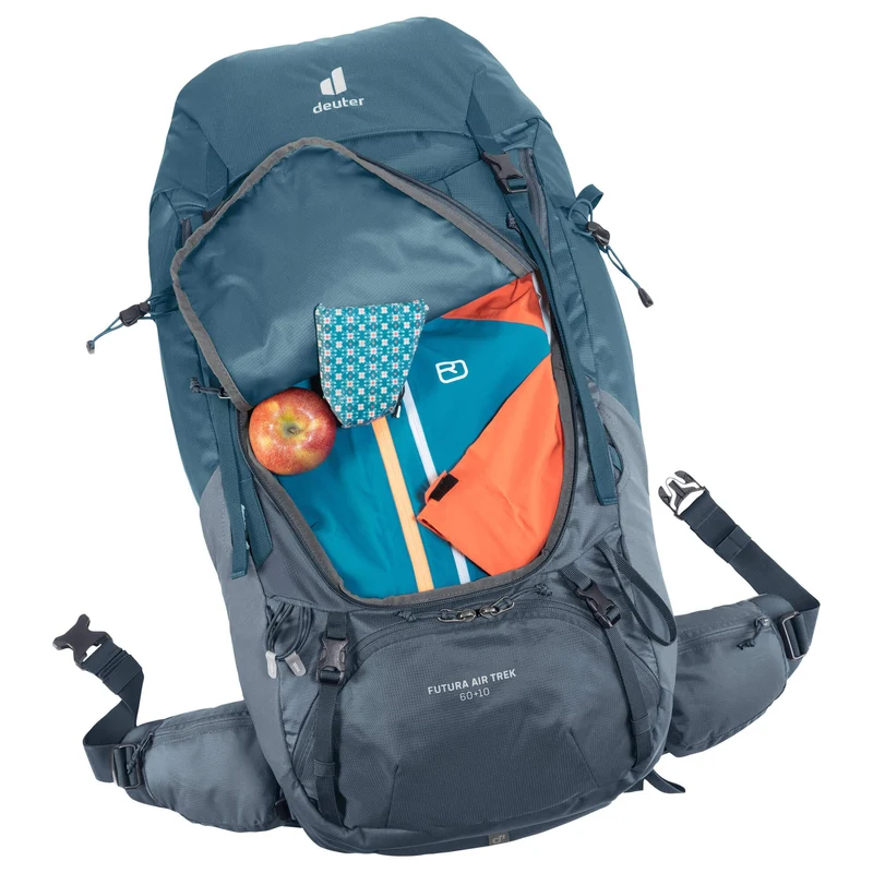 Deuter Futura Air Trek 60 + 10 - Mochila de trekking 76 cm (atlantic-ink)