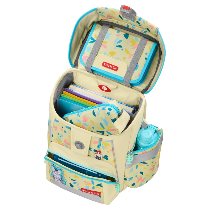 Step by Step Space - Set de mochila escolar 5 piezas (Cat Lilly)